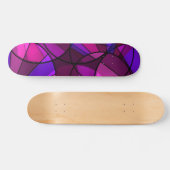 Abstract geometrisch patroon persoonlijk skateboard (Horizontaal)