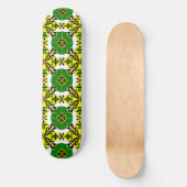 Abstract geometrisch patroon persoonlijk skateboard (Voorkant)