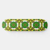 Abstract geometrisch patroon persoonlijk skateboard (Horizontaal)