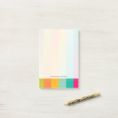 Abstract geometrisch patroon post-it® notes (Op bureau)