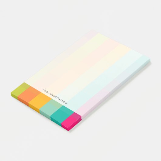 Abstract geometrisch patroon post-it® notes (Schuin)