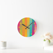 Abstract geometrisch patroon ronde klok (Huis)