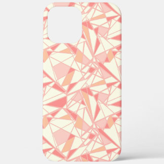 Abstract geometrisch patroon roze beige Case-Mate iPhone case