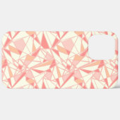 Abstract geometrisch patroon roze beige Case-Mate iPhone case (Achterkant / Rechts)
