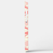 Abstract geometrisch patroon roze beige Case-Mate iPhone case (Achterkant / Links)