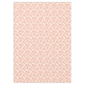 Abstract geometrisch patroon roze beige tafelkleed (Voorkant)