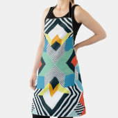 Abstract geometrisch patroon. schort (Insitu)