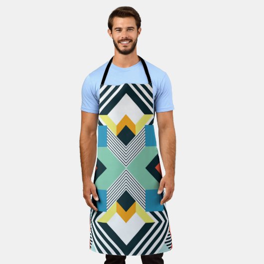 Abstract geometrisch patroon. schort (Gedragen)