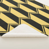 Abstract geometrisch patroon sherpa deken (3/4)
