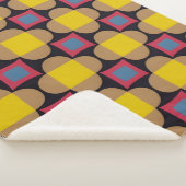 Abstract geometrisch patroon sherpa deken (3/4)