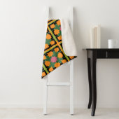 Abstract geometrisch patroon sherpa deken (In situ)