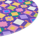 Abstract geometrisch patroon snijplank (Hoek)