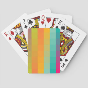 Abstract geometrisch patroon speelkaarten
