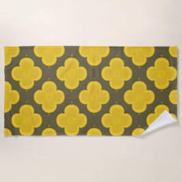 Abstract geometrisch patroon strandlaken