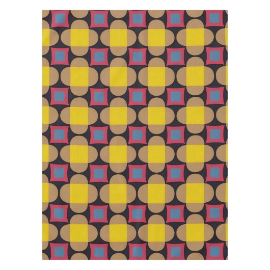 Abstract geometrisch patroon tafelkleed (Voorkant)