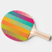 Abstract geometrisch patroon tafeltennisbatje (Zijkant)