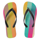 Abstract geometrisch patroon teenslippers (Voetbed)