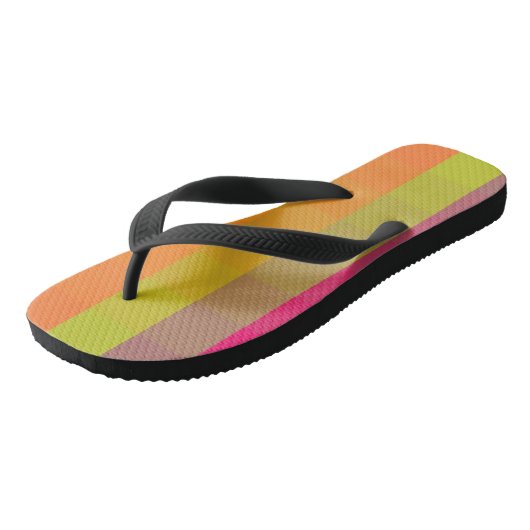 Abstract geometrisch patroon teenslippers (Schuin)