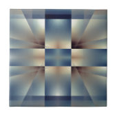 Abstract geometrisch patroon tegeltje (Voorkant)