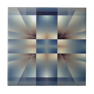 Abstract geometrisch patroon tegeltje