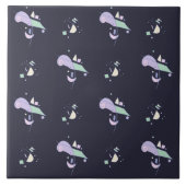 Abstract geometrisch patroon tegeltje (Voorkant)