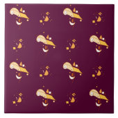 Abstract geometrisch patroon tegeltje (Voorkant)