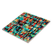 Abstract geometrisch patroon tegeltje (Zijkant)
