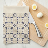 Abstract geometrisch patroon theedoek (Quarter Fold)