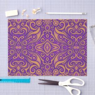 Abstract geometrisch patroon, tissuepapier