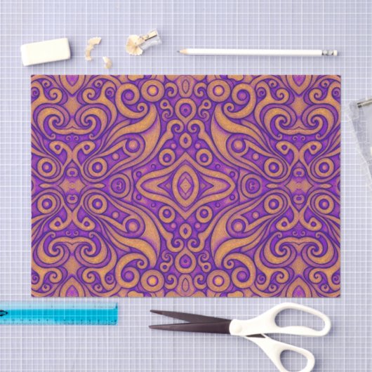 Abstract geometrisch patroon, tissuepapier (Craft)