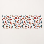 Abstract geometrisch patroon van een modern monogr yogamat (Achterkant (horizontaal))