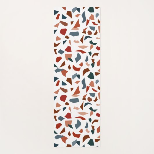 Abstract geometrisch patroon van een modern monogr yogamat (Achterkant)