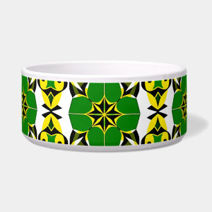 Abstract geometrisch patroon voerbakje