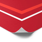 Abstract geometrisch patroon, zijden sjaal desi poster (Hoek)