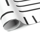 Abstract geometrisch patroon - zwart-wit. cadeaupapier (Rol Hoek)