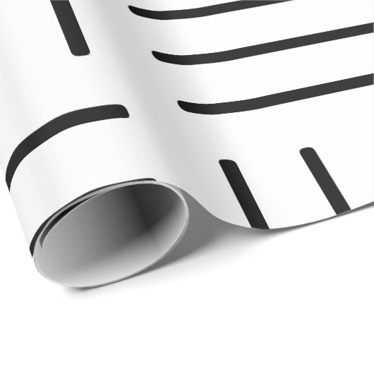 Abstract geometrisch patroon - zwart-wit. cadeaupapier (Rol Hoek)