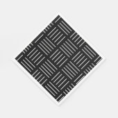 Abstract geometrisch patroon - zwart-wit. servet (Hoek)