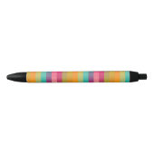 Abstract geometrisch patroon zwarte inkt pen (Voorkant)