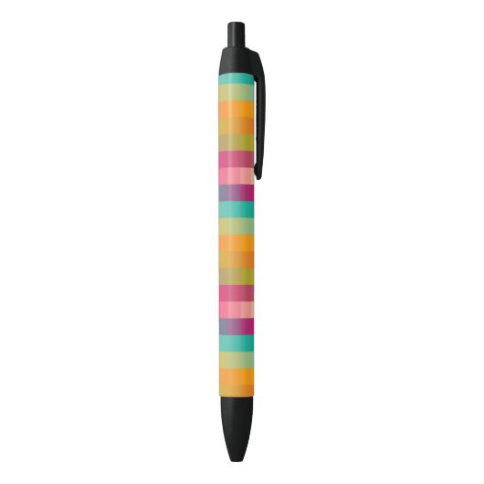 Abstract geometrisch patroon zwarte inkt pen (Achterkant (Verticaal))