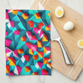 Abstract geometrisch patroonontwerp 14-keukenhandd theedoek