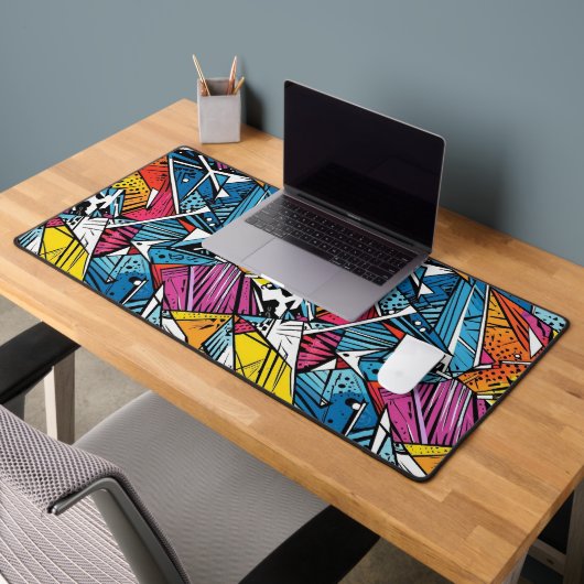 Abstract geometrisch patroonontwerp 21 - Desk Mat (Kantoor 2)