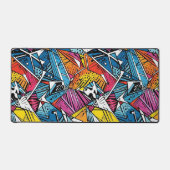 Abstract geometrisch patroonontwerp 21 - Desk Mat (Voorkant)