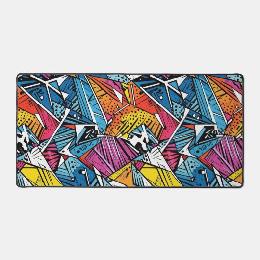 Abstract geometrisch patroonontwerp 21 - Desk Mat (Voorkant)