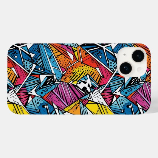 Abstract geometrisch patroonontwerp 21 - Iphone Ca Case-Mate iPhone Case (Achterkant (horizontaal))