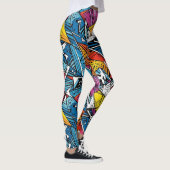 Abstract geometrisch patroonontwerp 21 - Leggings (Rechts)