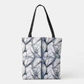 Abstract geometrisch patroonontwerp 27- Canvas tas (Achterkant)
