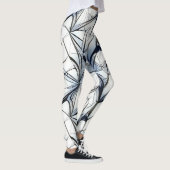 Abstract geometrisch patroonontwerp 27- Leggings (Rechts)