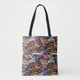 Abstract geometrisch patroonontwerp 36 - Canvas ta Tote Bag