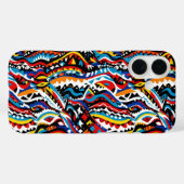 Abstract geometrisch patroonontwerp 36 - Iphone Ca Case-Mate iPhone Case (Achterkant (horizontaal))