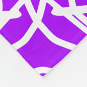 Abstract geometrisch patroonontwerp fleece deken (Hoek)
